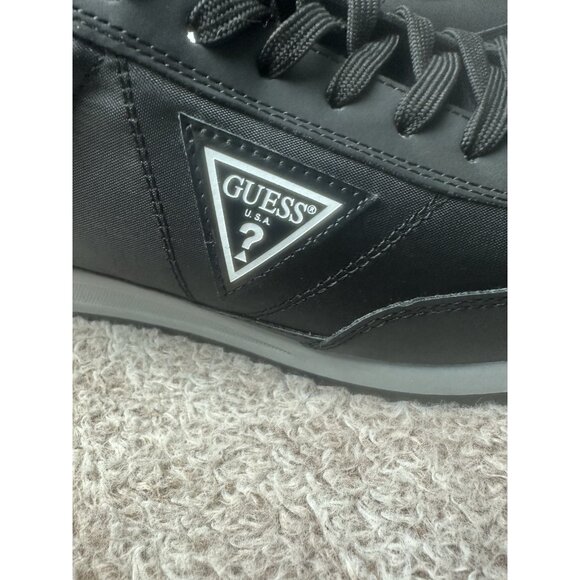 Guess Mens Gobert Sneaker Lace-Up Fashion Jogger Shoes Size 10.5 Black NWOB